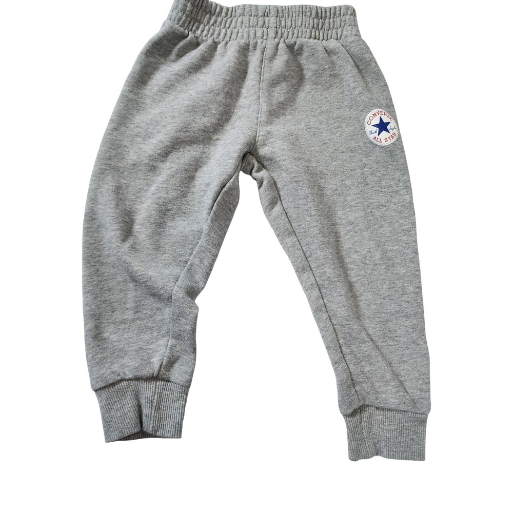 Converse Boys 3T Gray Chuck Taylor All Star Jogger Sweatpants C831-042